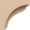 Ekena Millwork 3"W x 6"D x 6"H Classic Helena Rough Cedar Woodgrain TimberThane Corbel, Primed Tan CORUR03X06X06HELRCPR - alternate 5